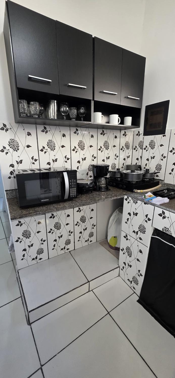 microwave, stove