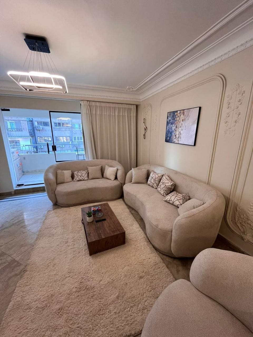 Zamalek by the nile 3BR Apartment in Cairo
