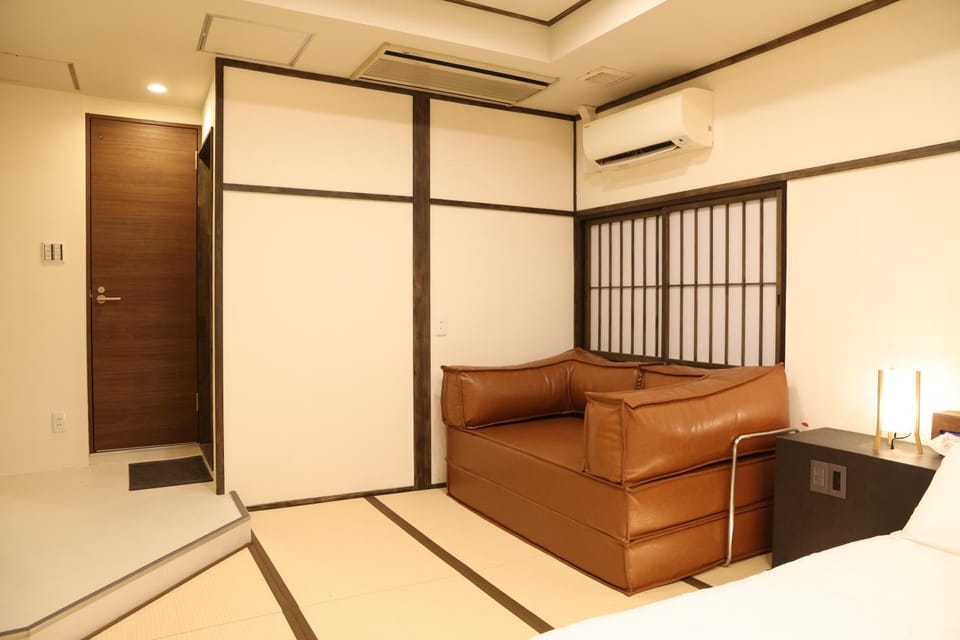 Living room, Seating area, Bedroom, air conditioner