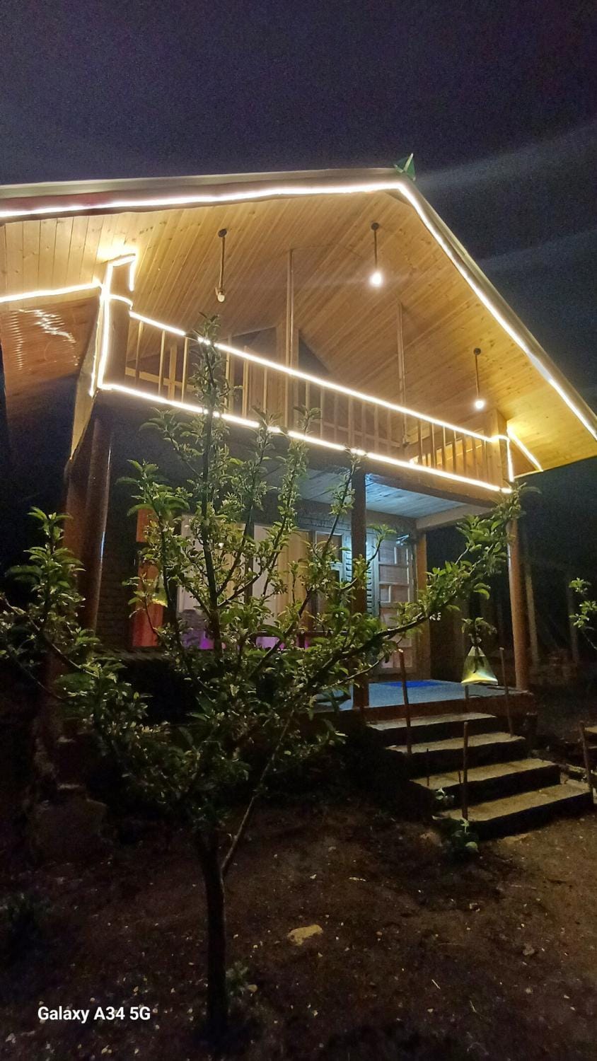 Wooden Duplex Cottage in Orchard Sainj Valley Stay House in Himachal Pradesh