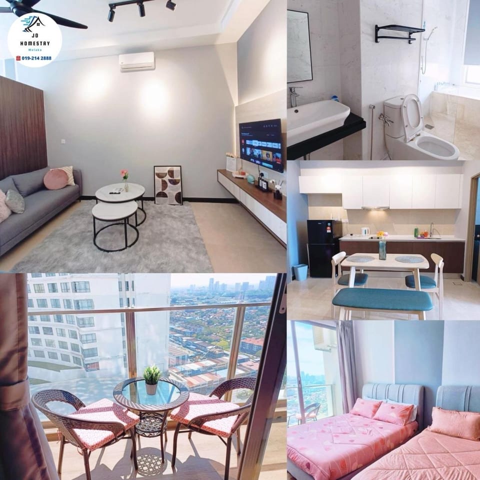 Sliverscape Residence Melaka - Studio l Bathtub l WiFi l 3-4 Pax Apartment in Malacca