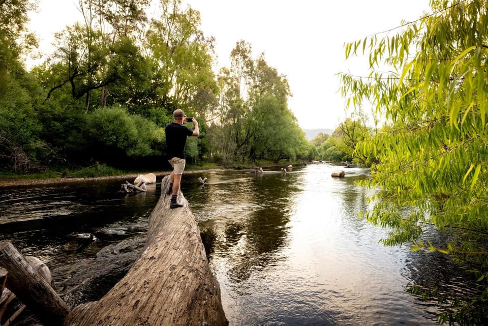 Natural landscape, Fishing, River view