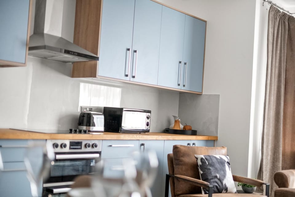 Coffee/tea facilities, Kitchen or kitchenette, dishwasher, minibar, stove, toaster