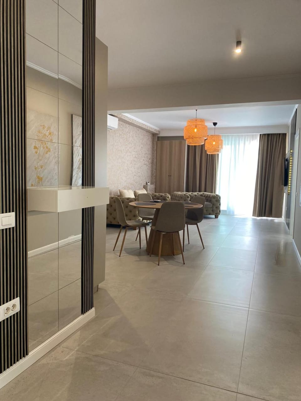 Living room, Seating area, Dining area