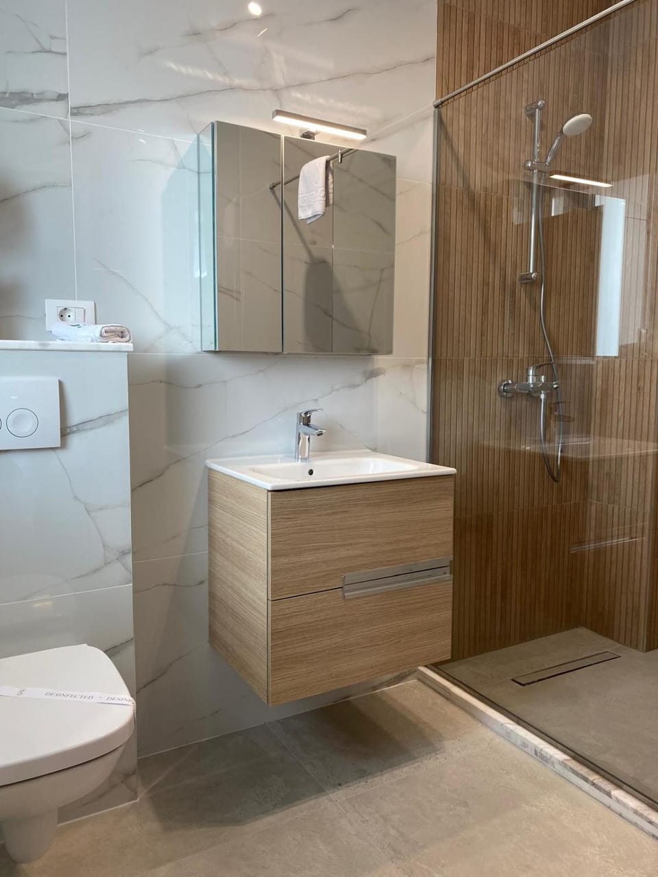 Shower, Toilet, Bathroom, towels