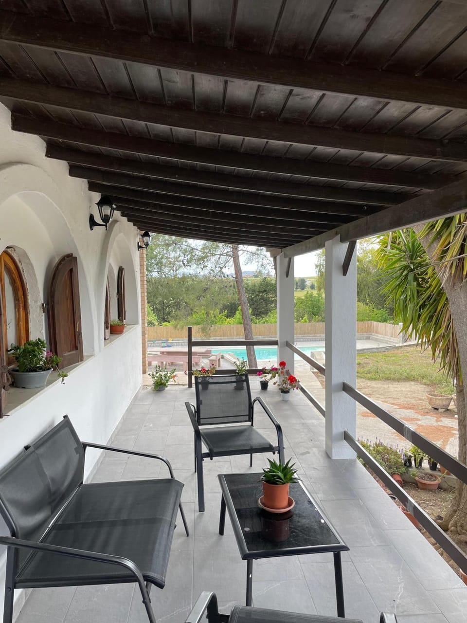 Patio, Balcony/Terrace, Garden view