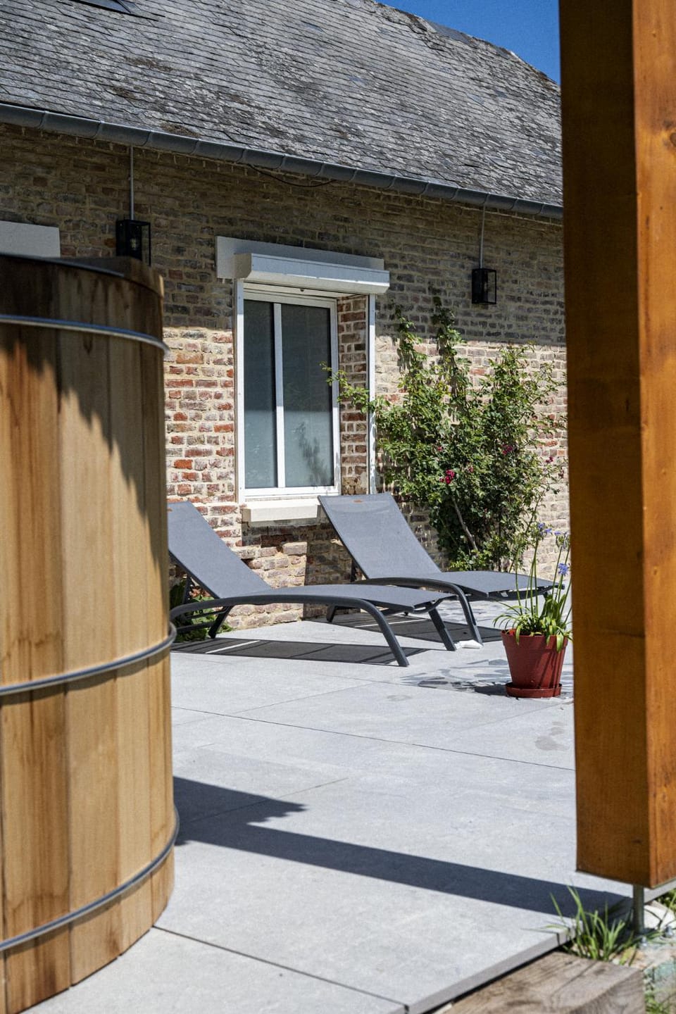 Patio, sunbed