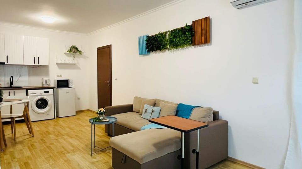 Kitchen or kitchenette, Living room, washing machine
