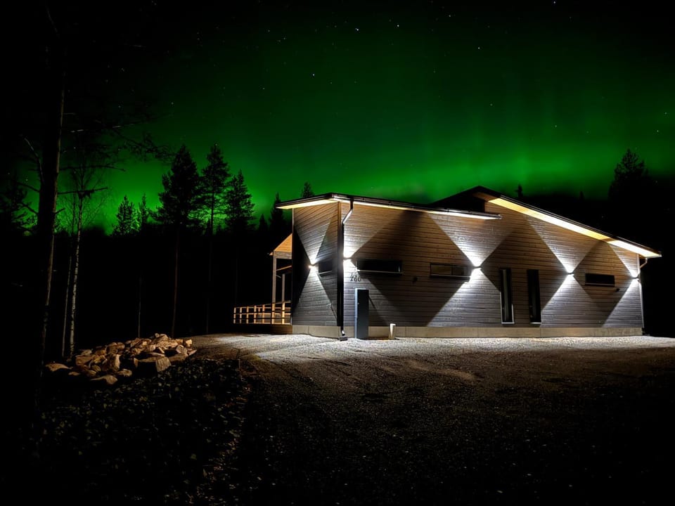 Property building, Night, Natural landscape