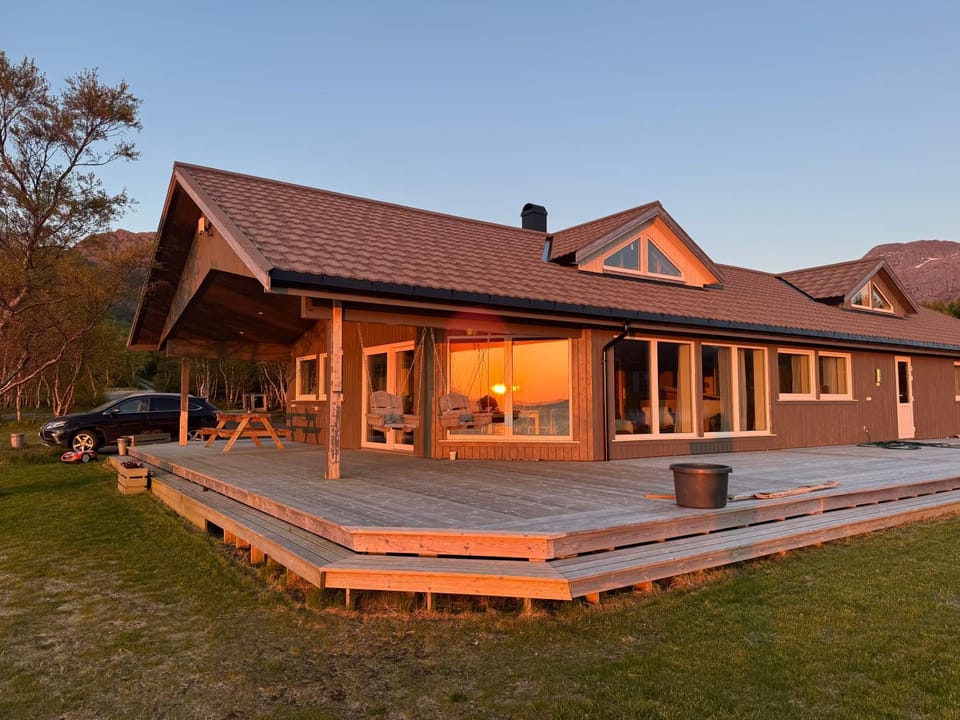 Property building, Garden view