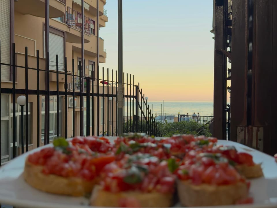 Natural landscape, View (from property/room), Food, Sea view