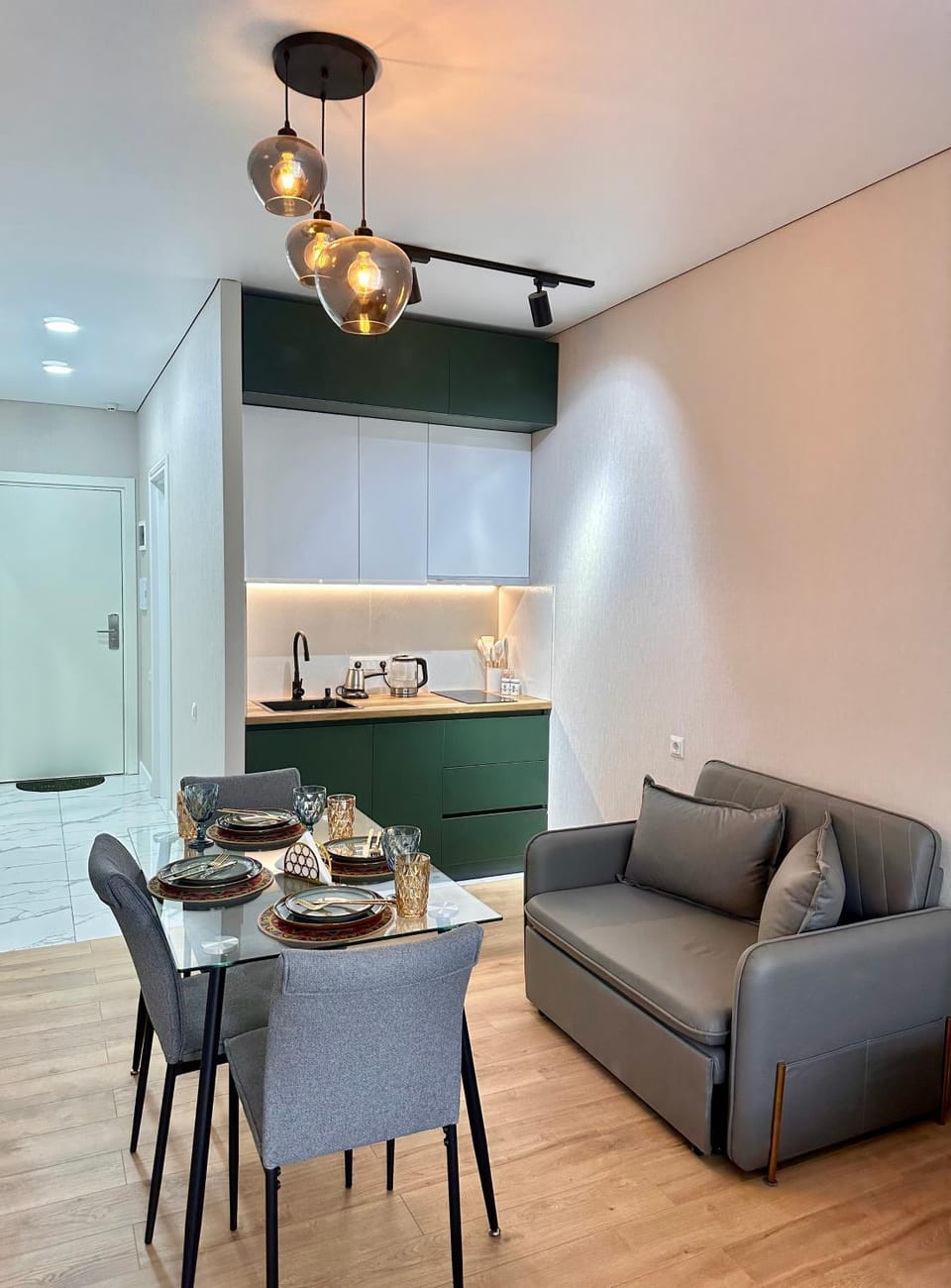 Living room, Seating area, Dining area