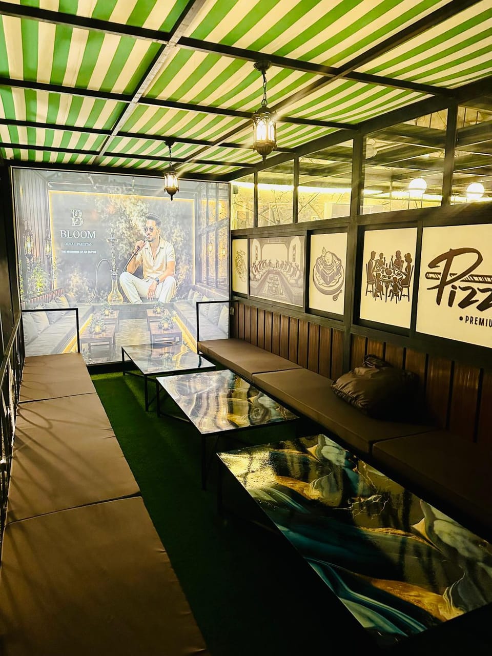 Skyline Executive Suite Rooftop Shisha & Dining Apartment in Islamabad