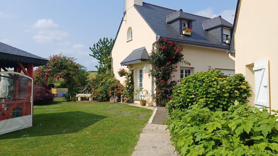 Property building, Spring, Garden, Garden view