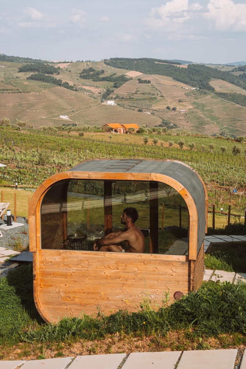 Property building, Sauna, Sauna, Spa and wellness centre/facilities, Mountain view, Mountain view
