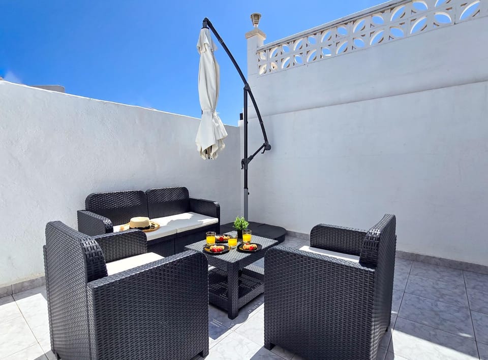 Patio, Seating area, Dining area