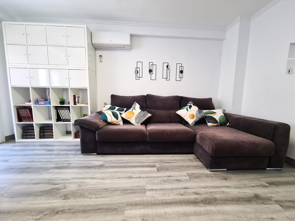 Living room, air conditioner