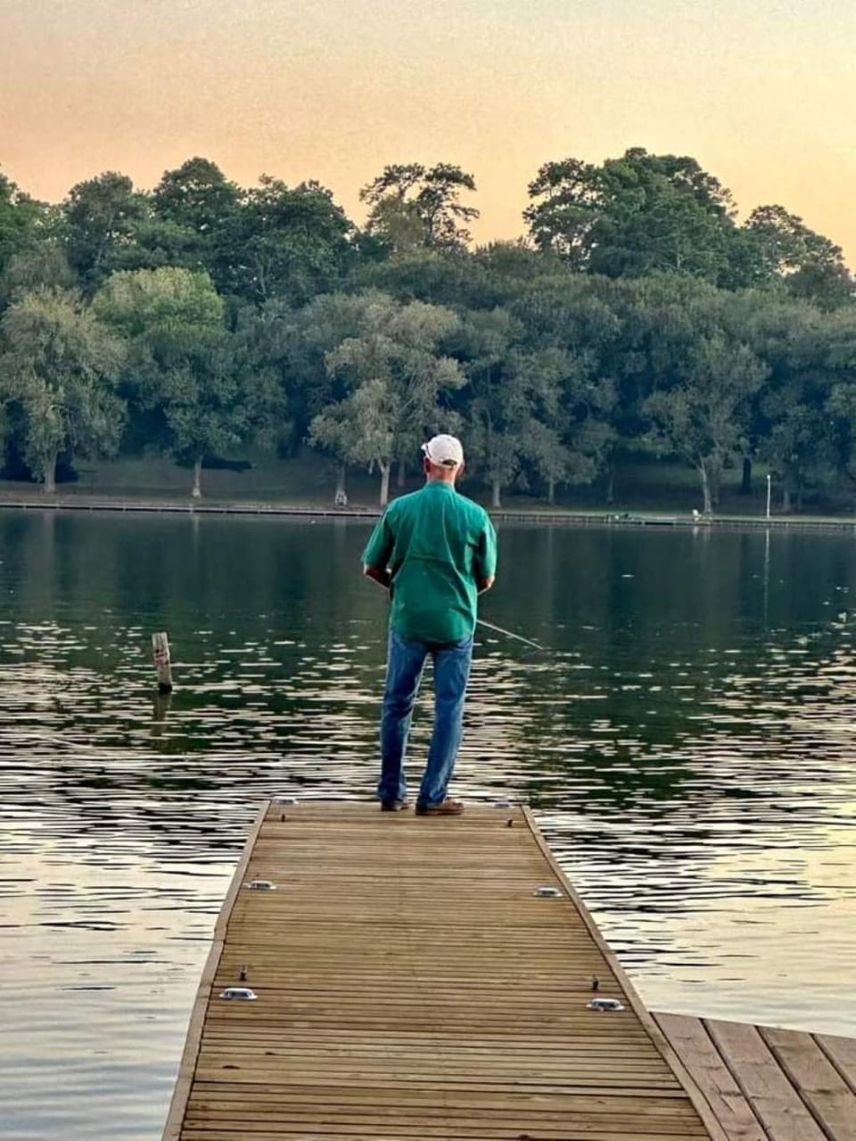 Natural landscape, Fishing, Lake view