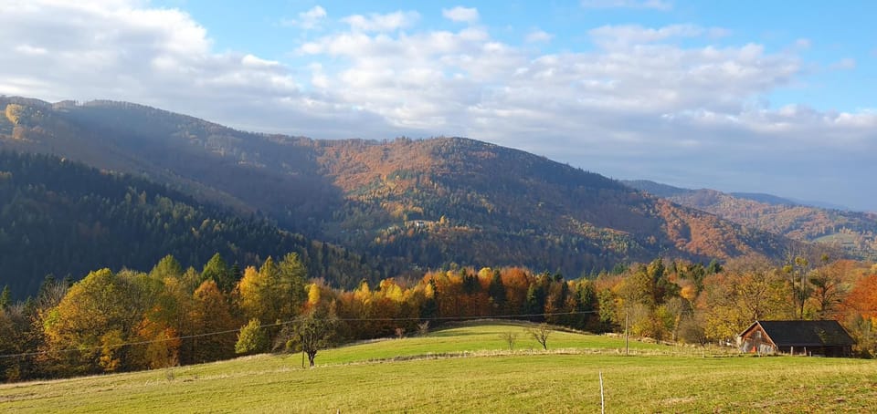 Natural landscape, Autumn, Mountain view