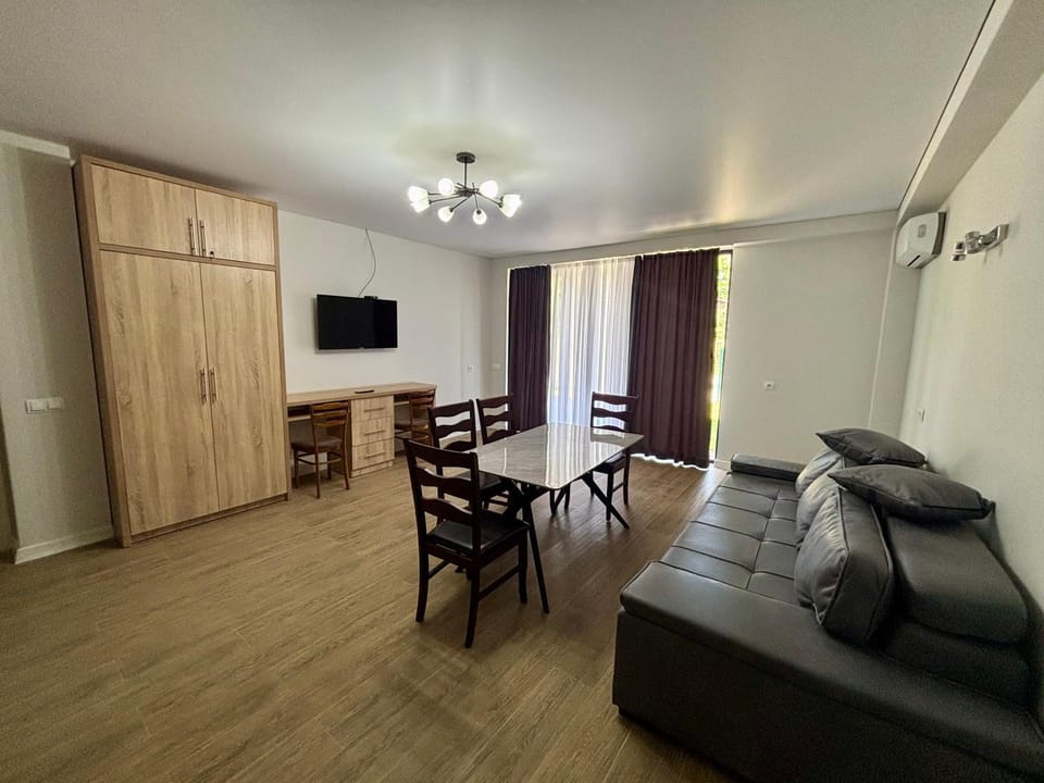 Bed, Kitchen or kitchenette, Living room, Dining area, Bedroom