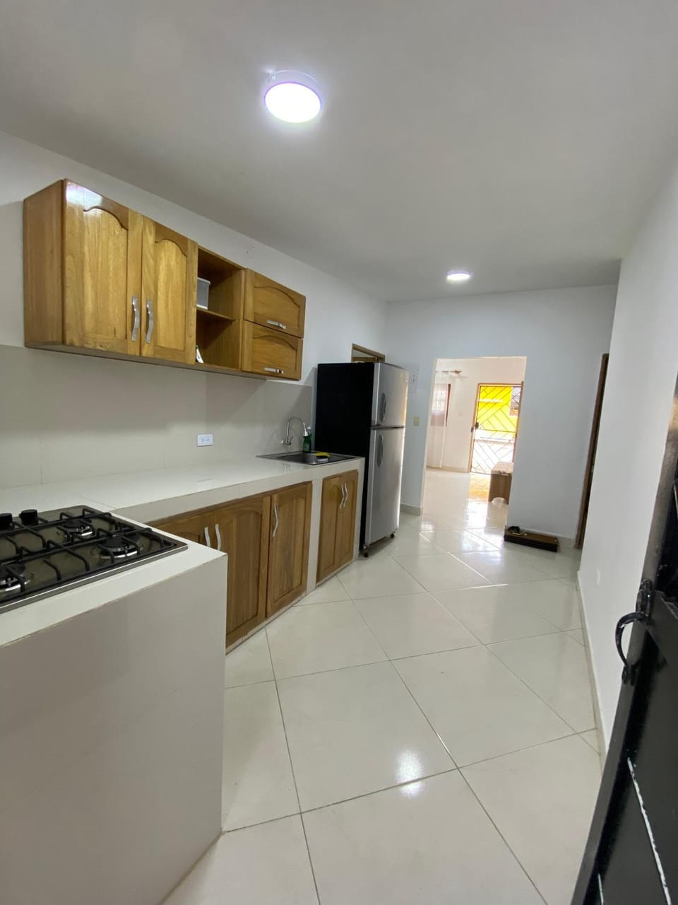 Kitchen or kitchenette, dishwasher