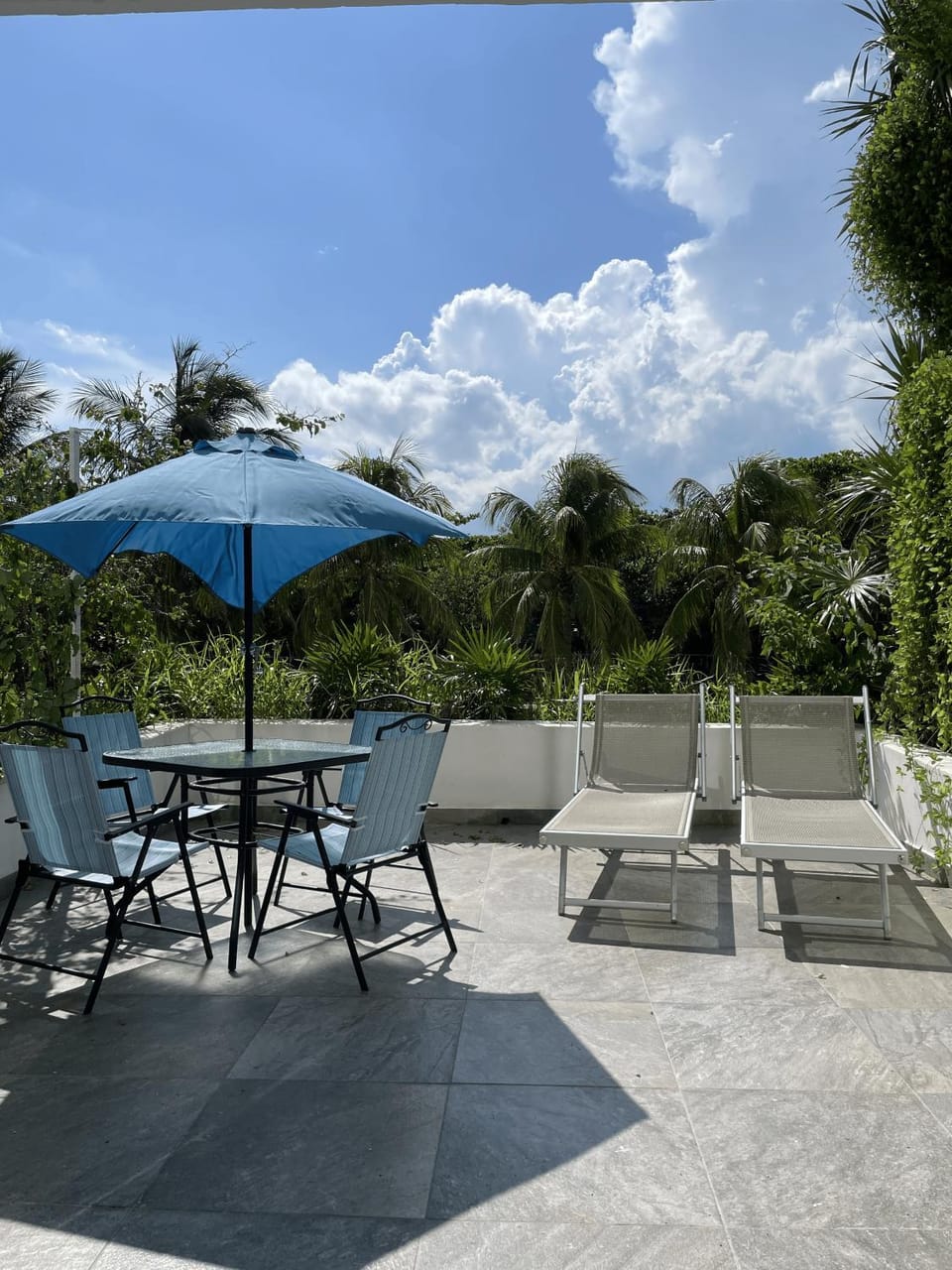 Patio, Spring, Day, Natural landscape, Garden, View (from property/room), Balcony/Terrace, Balcony/Terrace, Garden view, sunbed