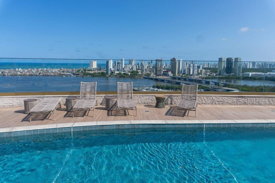 Pool view, Sea view, Swimming pool