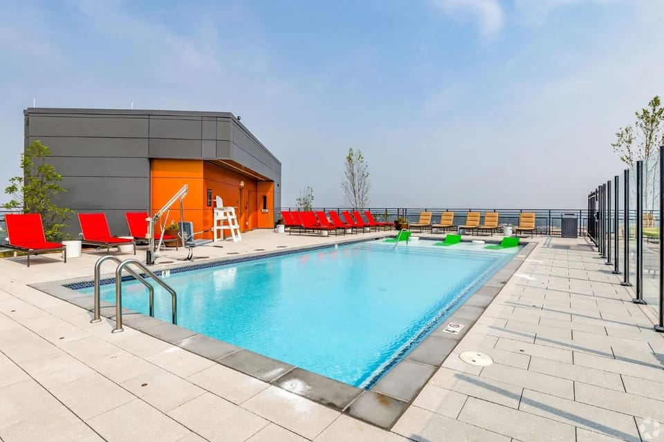 Pool view, Swimming pool, Swimming pool, sunbed