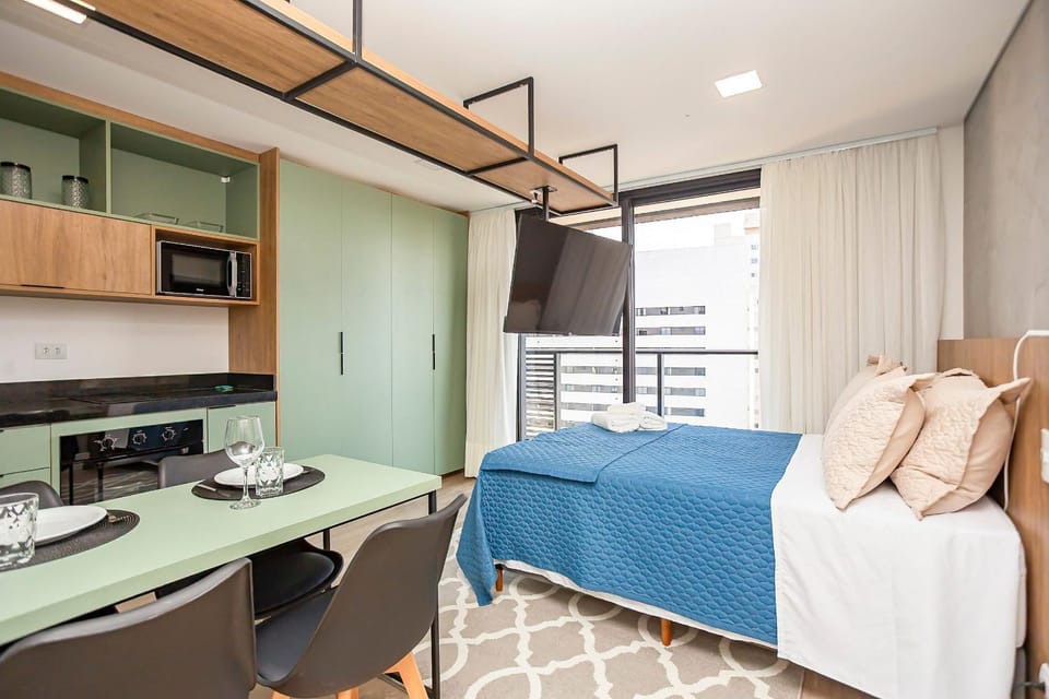Apto no All Batel finamente mobiliado perto do shopping Curitiba Apartment in Curitiba