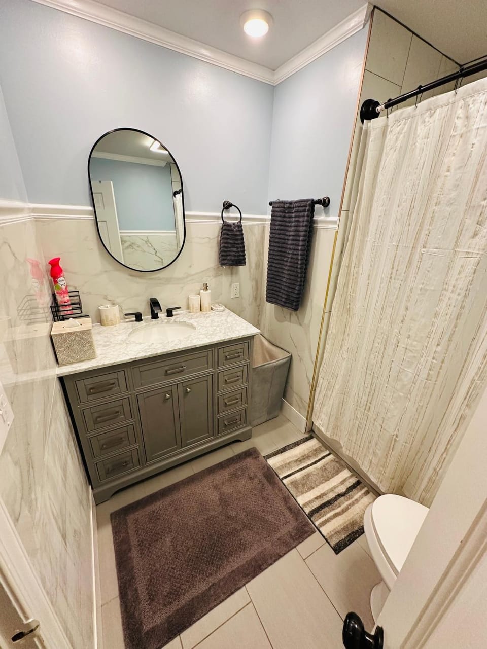 Shower, Bathroom, Bath, towels