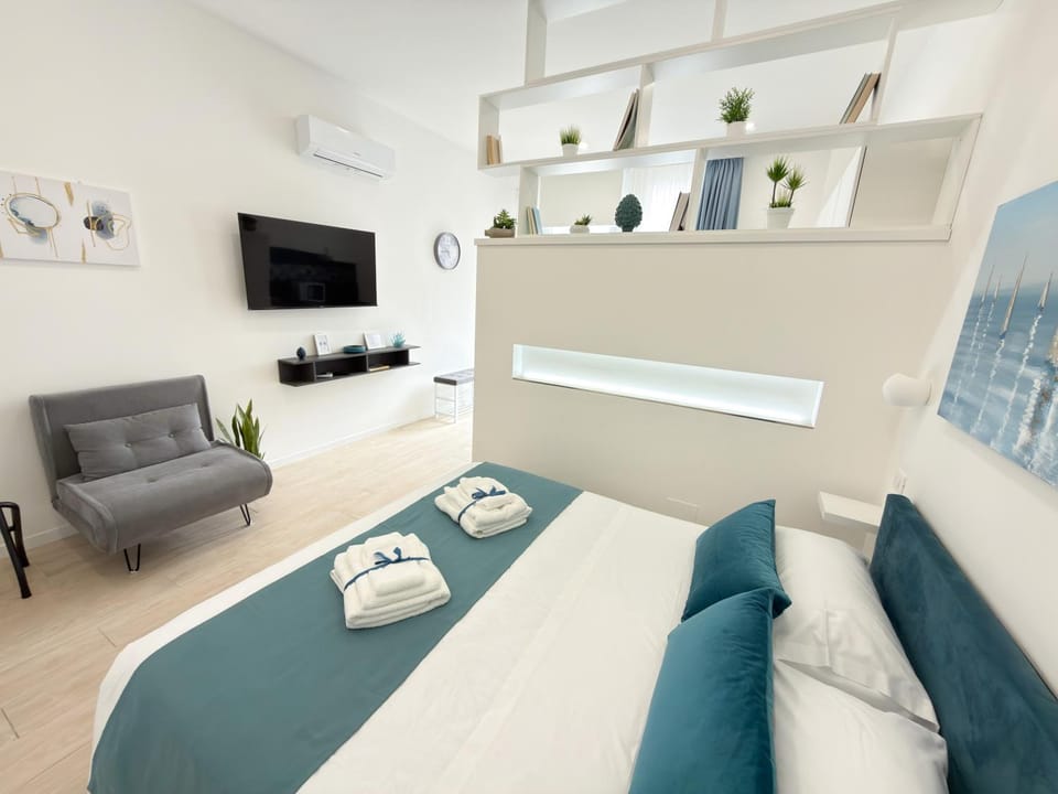 Bed, TV and multimedia, air conditioner