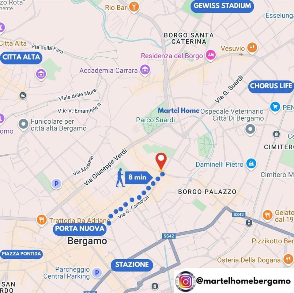Italia Antica nel borgo 3 beds Apartment in Bergamo