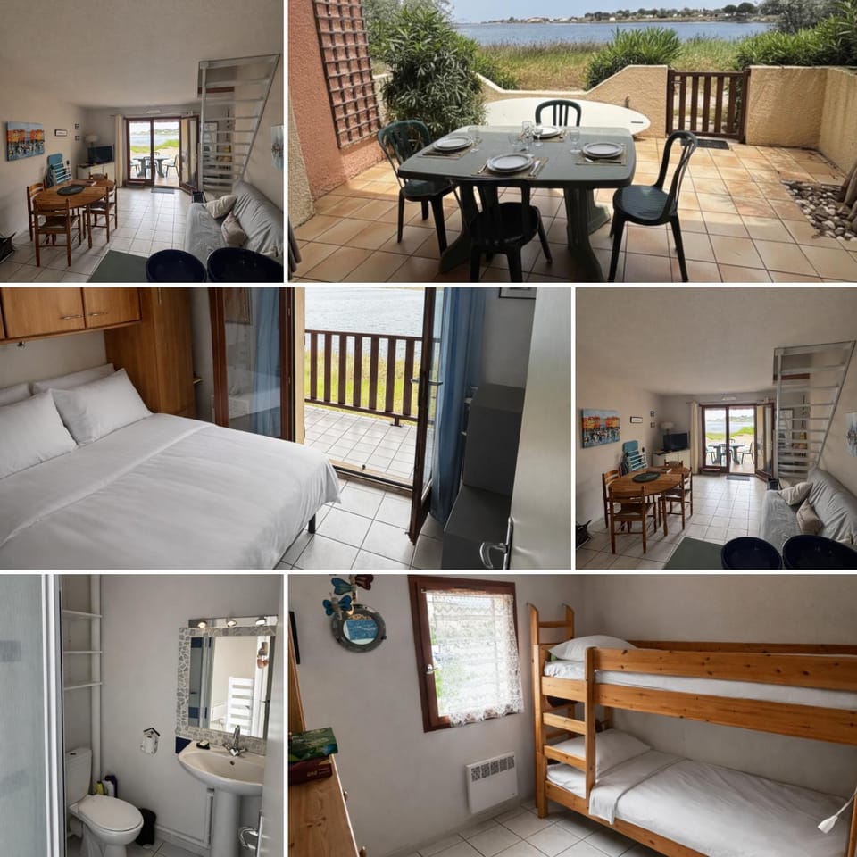 Bed, Living room, Photo of the whole room, Seating area, Dining area, Bedroom, bunk bed, towels