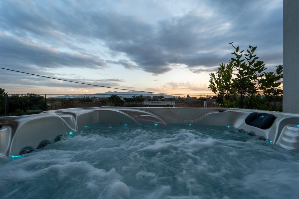 Hot Tub, Sunset