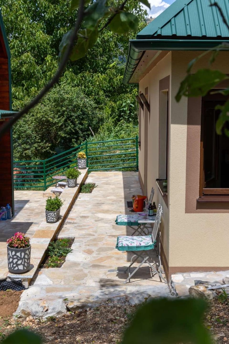 Patio, Spring, Garden view