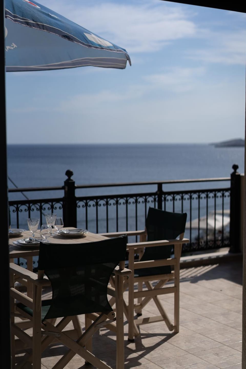 Patio, Day, Natural landscape, View (from property/room), Balcony/Terrace, Seating area, Dining area, Sea view