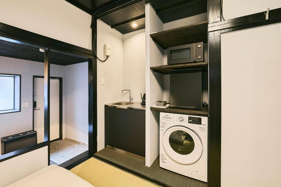 microwave, washing machine