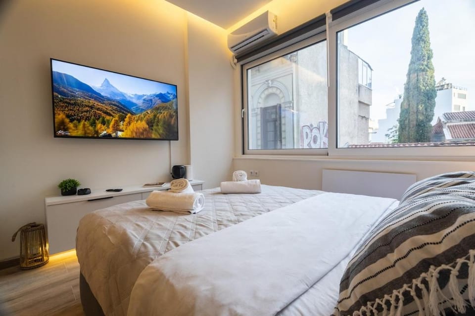 Bed, TV and multimedia