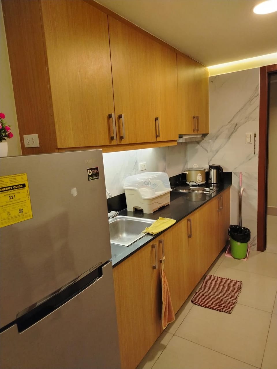 Kitchen or kitchenette, Spa and wellness centre/facilities, dishwasher, minibar, oven, stove, toaster