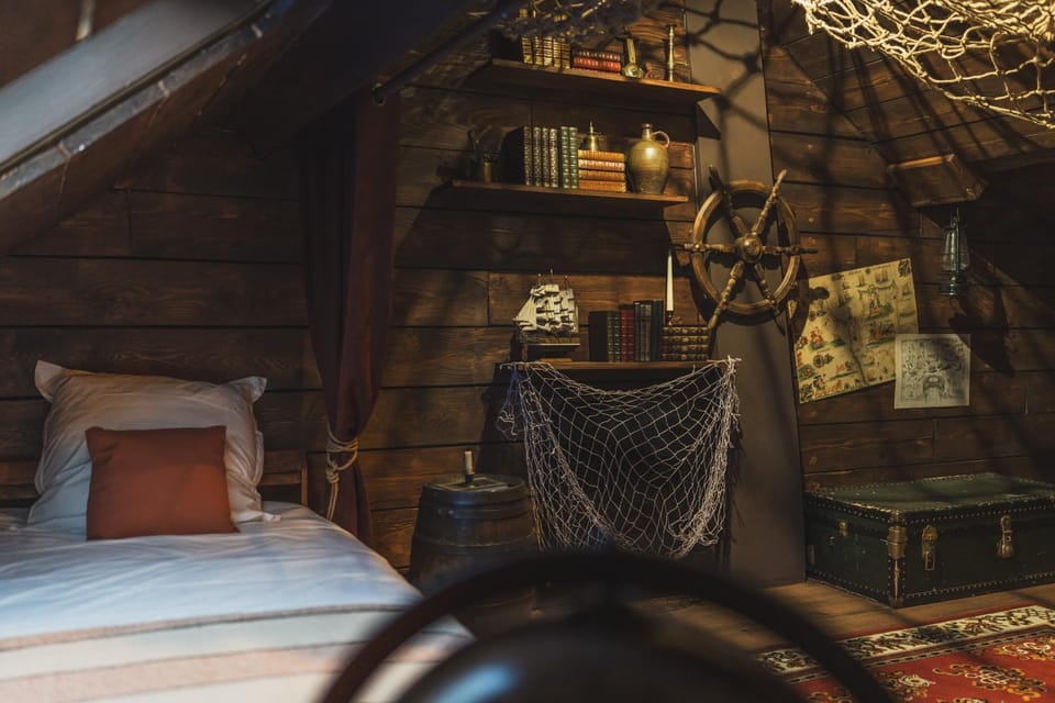 Bed, Library, Bedroom