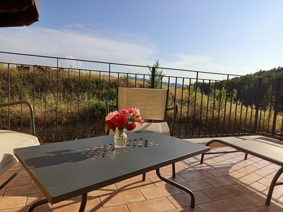 Nearby landmark, Solarium, View (from property/room), Balcony/Terrace, Landmark view, Mountain view, sunbed