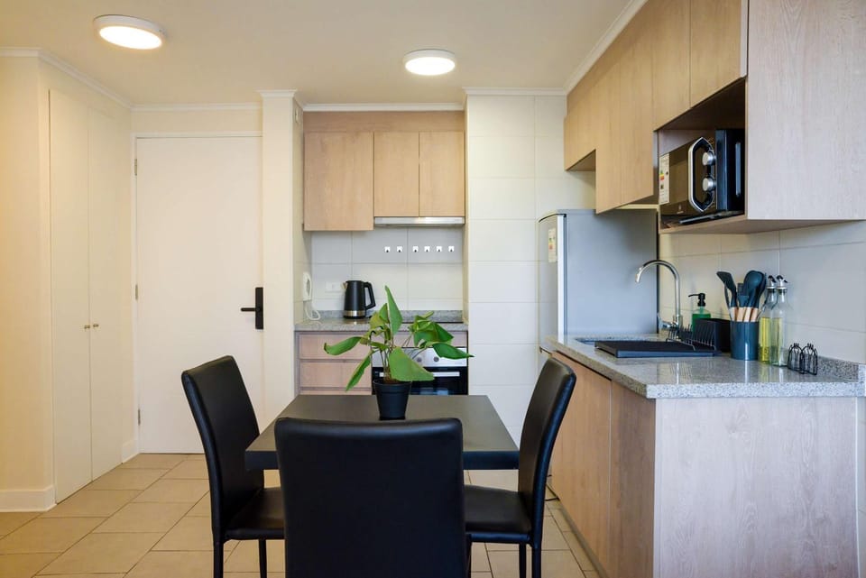 Chic 1BR Oasis in Centro Metro Bliss Your Doorstep Apartment in Santiago