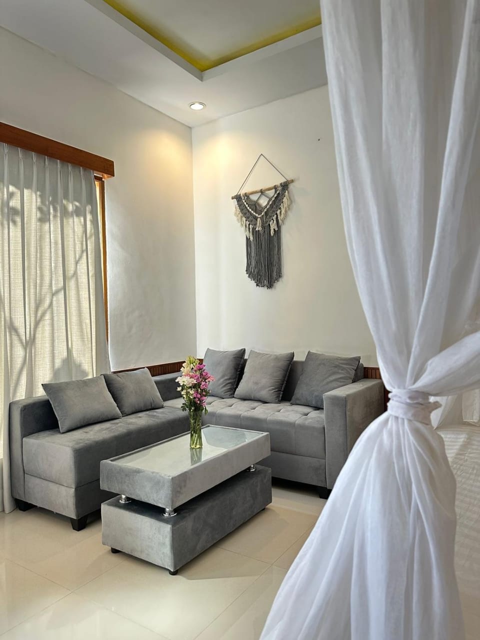 Seating area, Bedroom