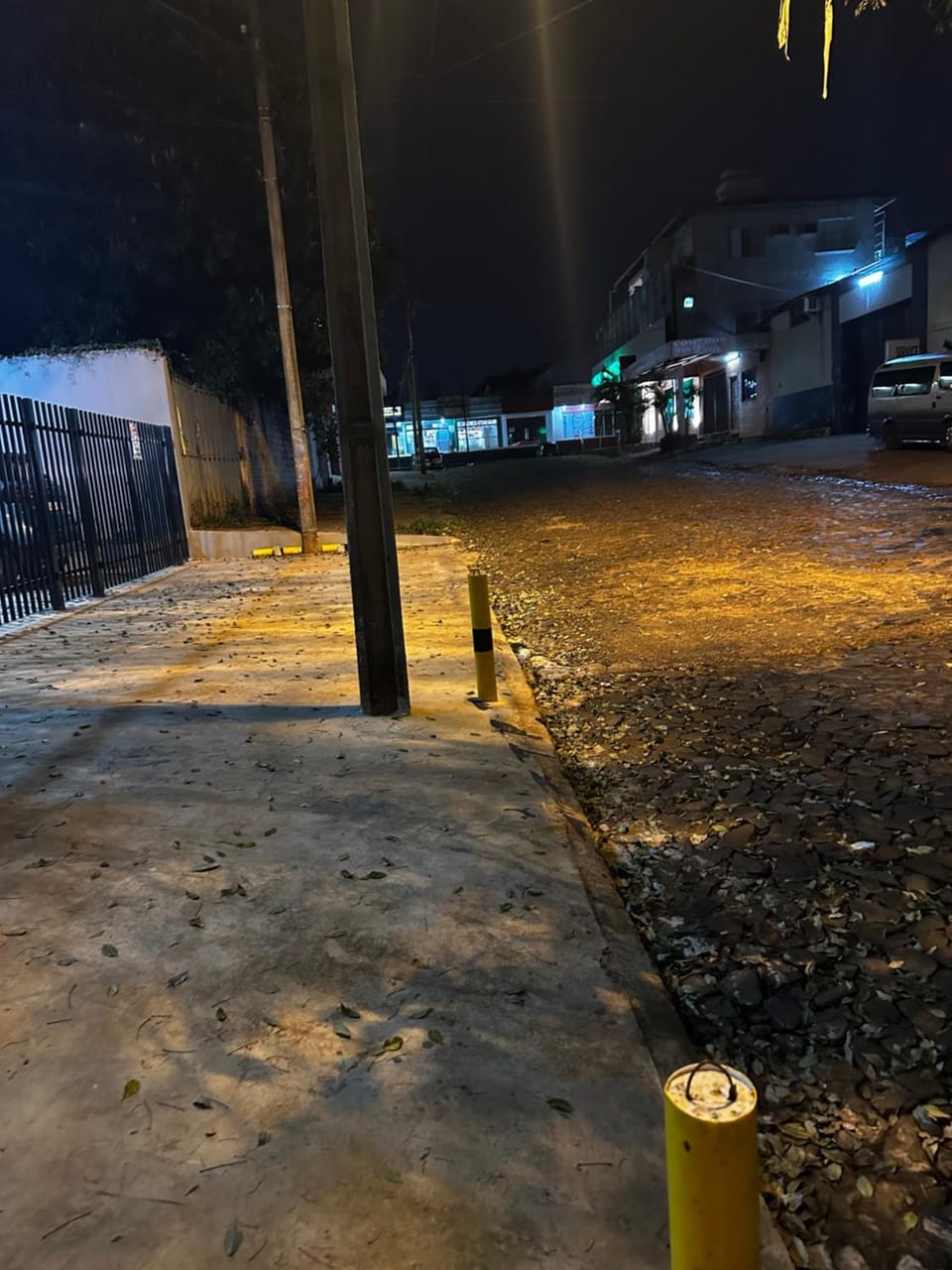 Off site, Night