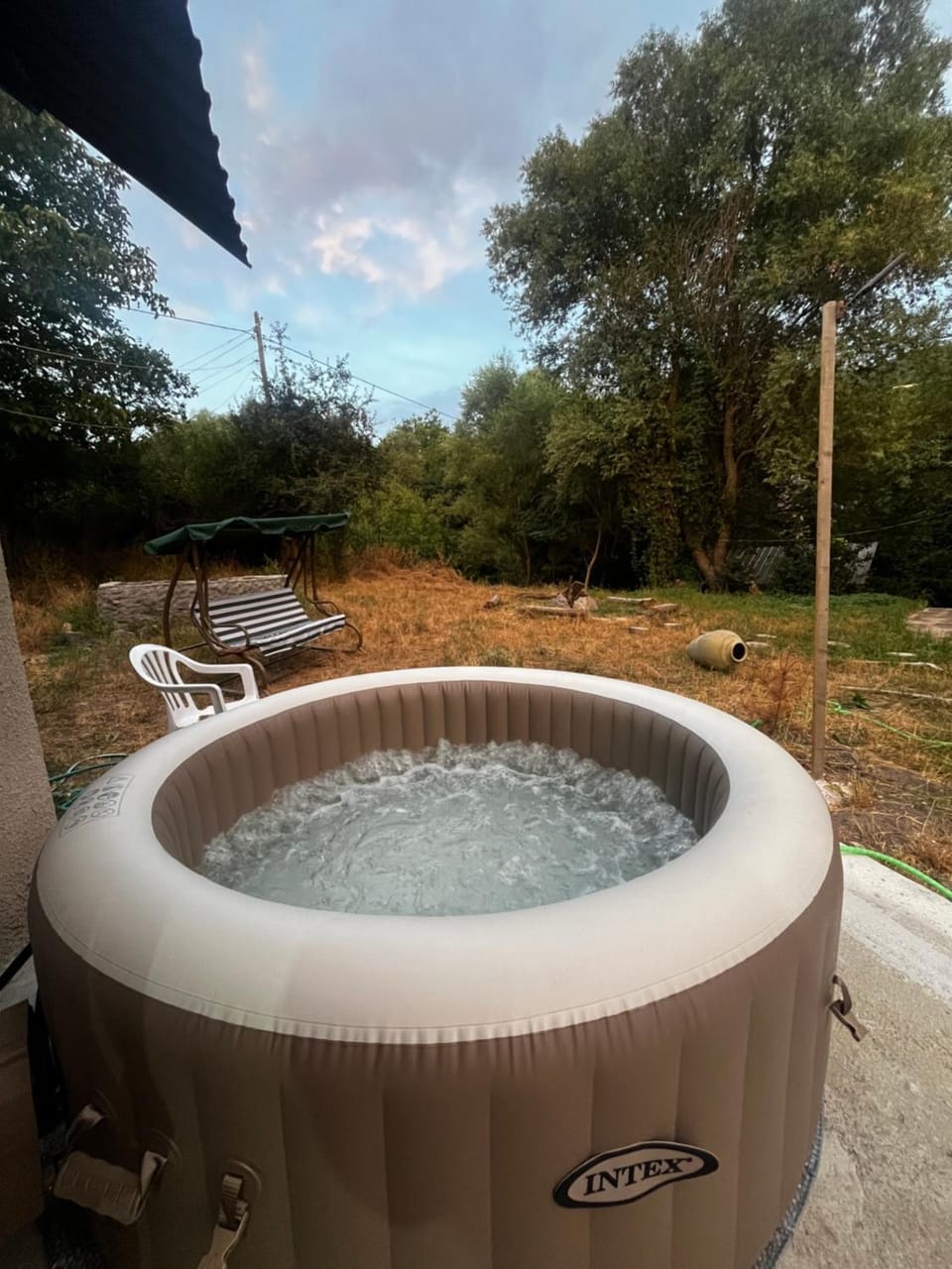 Day, Natural landscape, Hot Tub