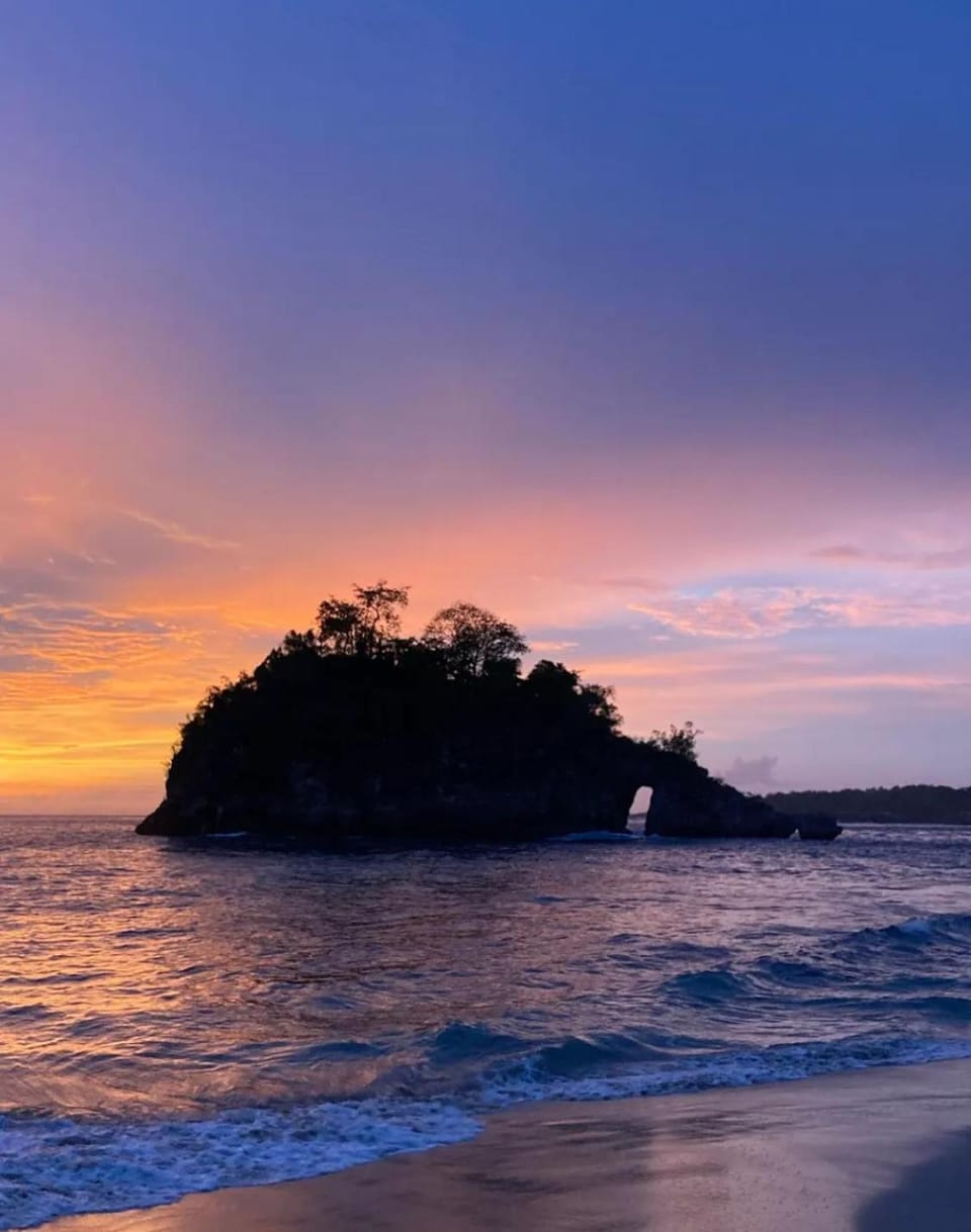 Nearby landmark, Sunset