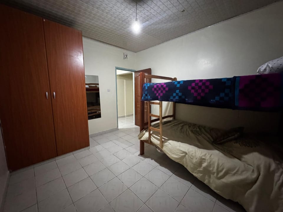 Bed, Photo of the whole room, Bedroom, bunk bed, wardrobe
