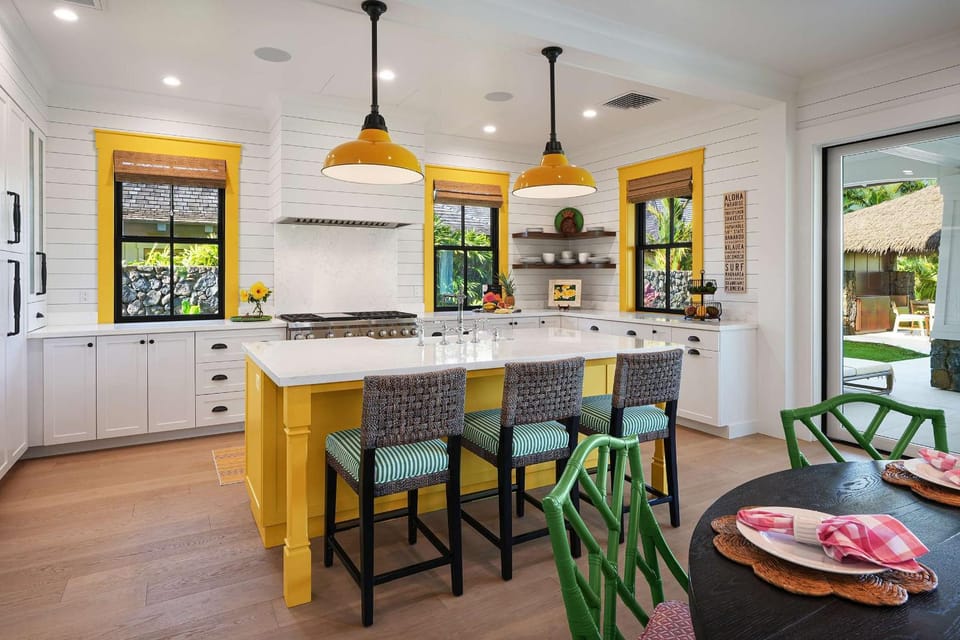 Hale Maia at Kukui ula - Elegant Pool Retreat with Golf Views in Poipu House in Poipu