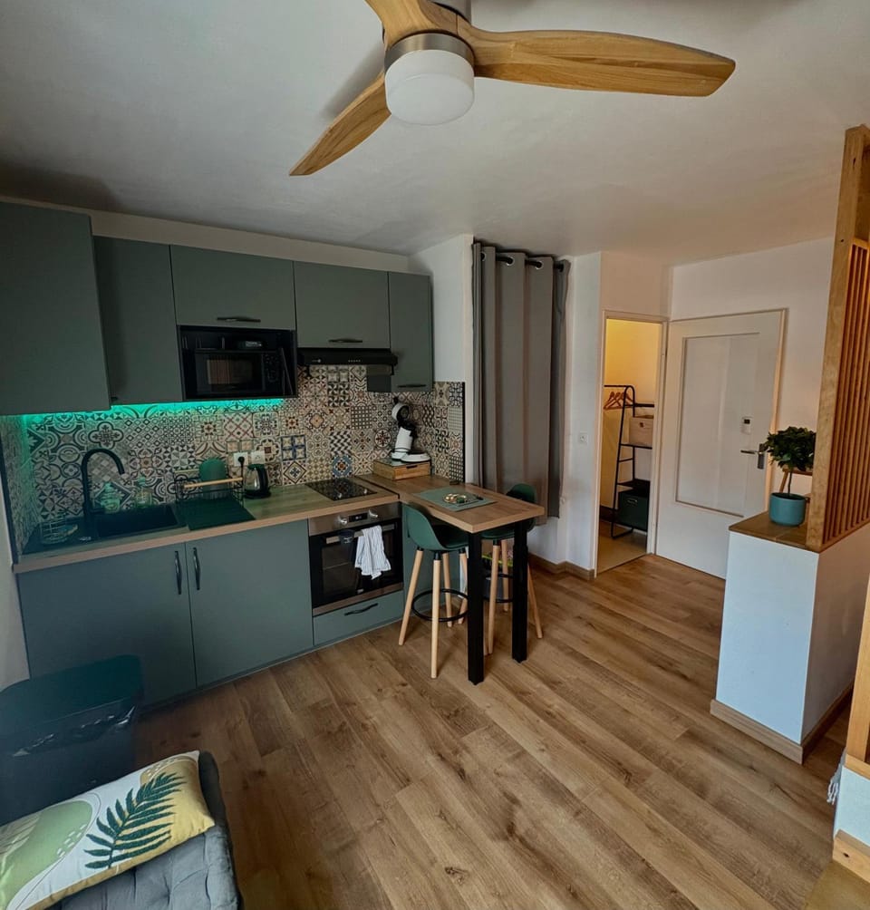 Coffee/tea facilities, Kitchen or kitchenette, oven, pet friendly, stove