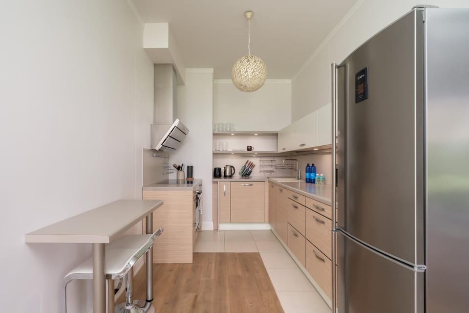 Kitchen or kitchenette, dishwasher, oven, stove, toaster